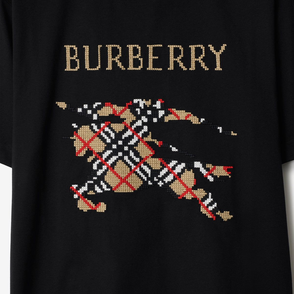 Knight stamp cotton T-Shirt