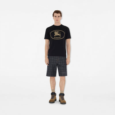 Knight stamp cotton T-Shirt